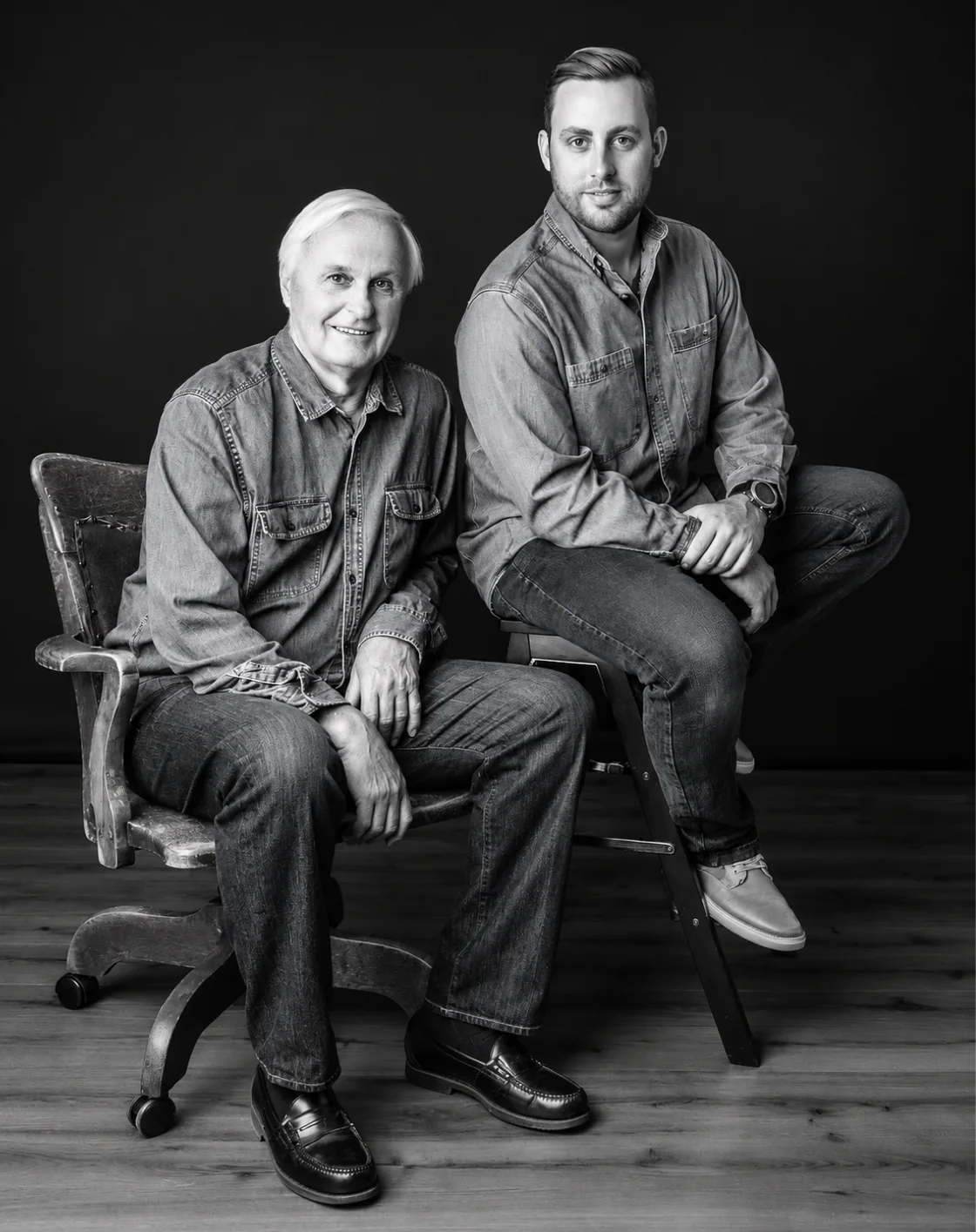 Two generations of the Patterson family, the general contractors behind DM Patterson Construction